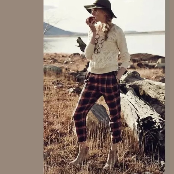 Anthropologie MOTH Bramble Fringe Sweater Ivory Pullover Knit Wool Alpaca Blends - Picture 1 of 11